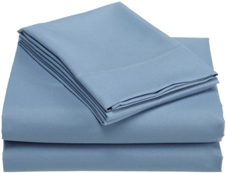 Divatex Home Fashions  Microfiber Queen Sheet Set Blue