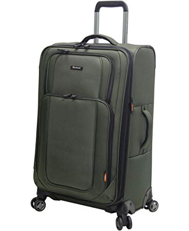 Pathfinder Luggage Presidential Midsize 25" Suitcase With Spinner Wheels (25in, Olive)