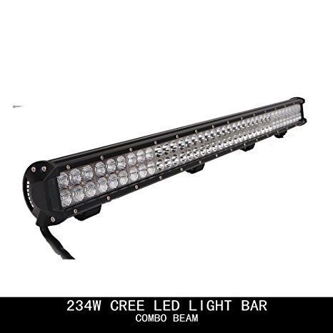 Topcarlight 36 inch 234w LED Work Light Bar Flood Spot Combo Beam for Off Road Car Boat 4wd SUV UTE ATV Driving Lamps