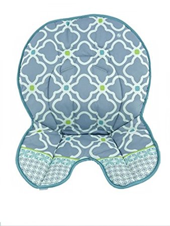 Fisher Price Space Saver High Chair Replacement Pad (BJX39 BLUE GRAY)