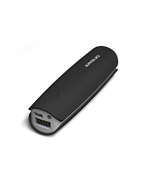 Power Bank，Anguo 3000mAh Ultra Compact Portable Charger External Battery Charger for iPhone7 Plus 6s 6 Plus, iPad, Samsung Galaxy, Nexus, HTC and More (black)