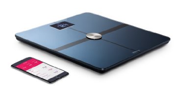 Withings Body Composition Wi-Fi Scale, Black, 4.41 Pound