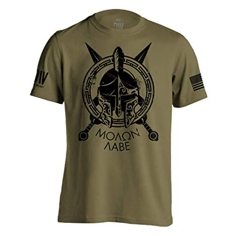 Dion Wear Spartan Molon Labe Military T-Shirt