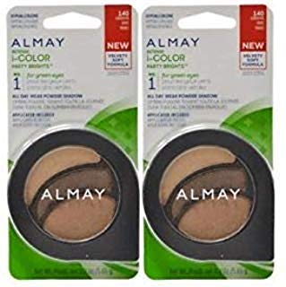 (Pack 2) Almay Intense i-Color Party Brights - Greens (140) - 0.2 oz