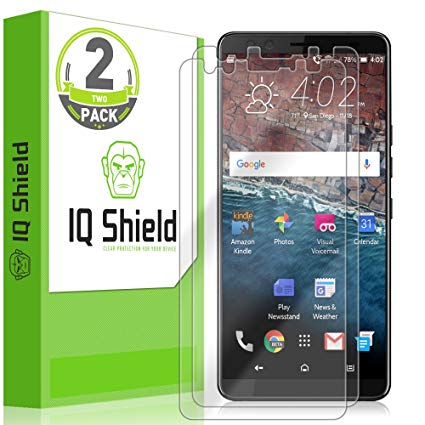 HTC U12 Plus Screen Protector [2-Pack], IQ Shield LiQuidSkin Full Coverage Screen Protector for HTC U12 Plus HD Clear Anti-Bubble Film