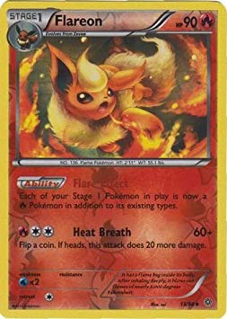 Pokemon - Flareon (13/98) - Ancient Origins - Reverse Holo