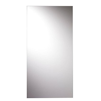 Croydex Kentmere Rectangular Wall Mirror 36-Inch x 18-Inch with Hang 'N' Lock Fitting System