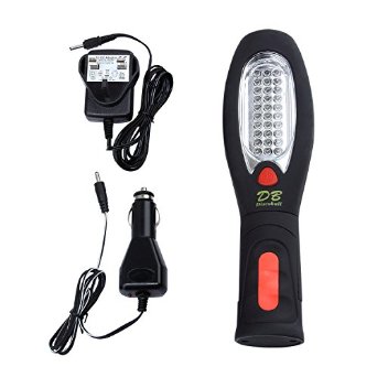 30 6 LED Inspection Lamp Worklight Torch Rechargeable Cordless Flexible Magnetic