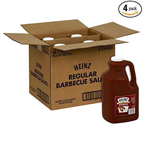 Barbecue Sauce Regular, 128-Ounce (Pack of 4)