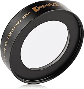 Opteka Achromatic 10x Close-Up Macro Lens for Sony Alpha A99, A77, A65, A58, A57, A55, A37, A35, A33, A900, A700, A580, A560, A550, A390, A380 and A330 Digital SLR Cameras (Fits 55mm Threaded Lenses)