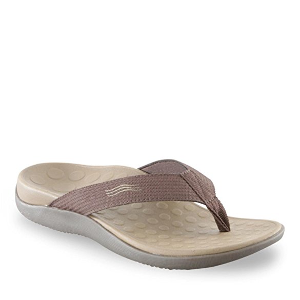 Orthaheel, Wave, Thong Sandals, Chocolate, Men's 13/ Women's 14