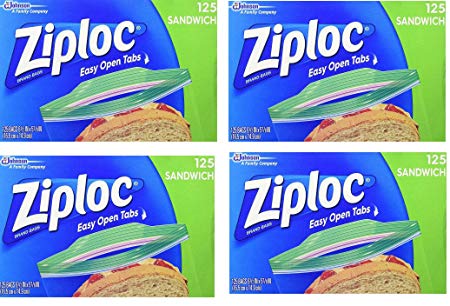 Ziploc Sandwich Bags, 500 Count