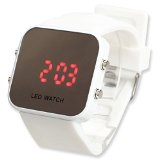 Vktech Touch Screen LED Watch Digital Silicone Sports Wrist Watches Unisex New White