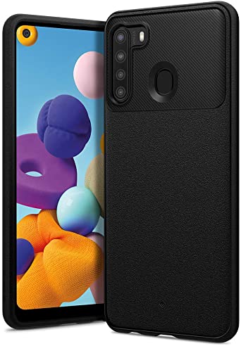 Caseology Vault for Samsung Galaxy A21 Case (2020) - Matte Black