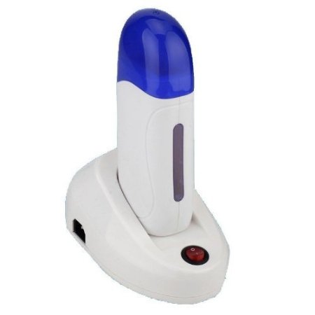 Portable wax heater!!!Belle Electric 220V Blue Depilatory Wax Heater Waxing Hot Cartridge Hair Removal Warmer with a Heater Base, UK Plug(without Wax Cartridge)