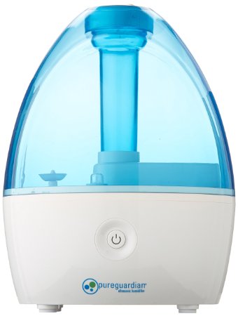 PureGuardian 3.5L Output per Day Ultrasonic Cool Mist Humidifier, Personal, Small Room, Travel, Desk, Baby, Office, Bedroom, Portable, Easy Quiet Operation, Night Light, Auto Shut-Off,  H910BL