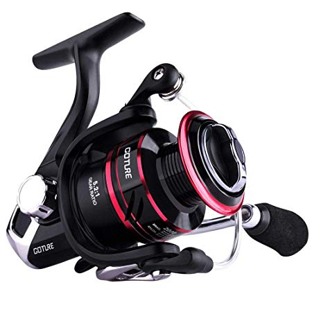 Goture Spinning Reel - Freshwater and Saltwater Fishing Reels Spinning Stainless Steel Bearings Smooth Powerful 5.2: 1 Gear Ratio Reels Left/Right Interchangeable Ice Fishing Reels