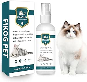 Cat Deterrent Spray Indoor, Cat Repellent Indoor for Cat and Kitten, Cat Scratch Deterrent Training Aid for Furniture, Sofas, Rugs, Curtains, Plants, Kittens Cat Deterrent Indoor and Outdoor, 150ml