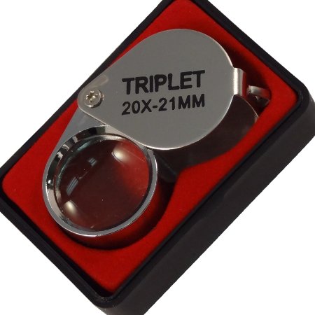 BlueDot Trading 20x Magnification Jewelers Loupe