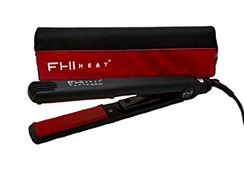 FHI Platform 1" Ceramic and Tourmaline Hair Straightener Gift Pack with Carry Case / Mat