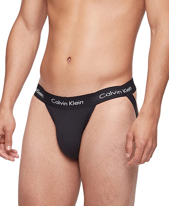 Calvin Klein Men's Cotton Stretch 3-Pack Jock Strap