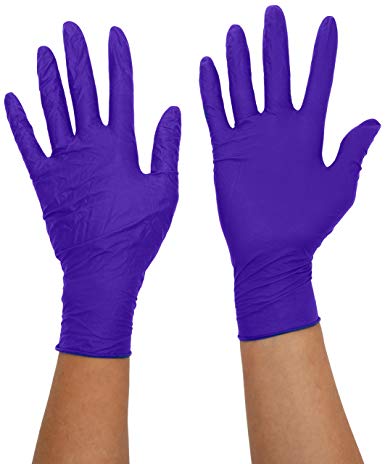 Kimberly Clark Safeskin 24cm long Nitrile Powder-Free Glove (box of 100) - M