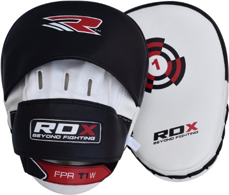 RDX Boxing Hook & Jab Pads MMA Target Focus Punching Mitts Thai Strike Kick Shield