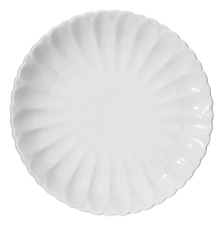 DOWAN 4 Packs 11-1/2 Inch Porcelain Dinner Plates, White