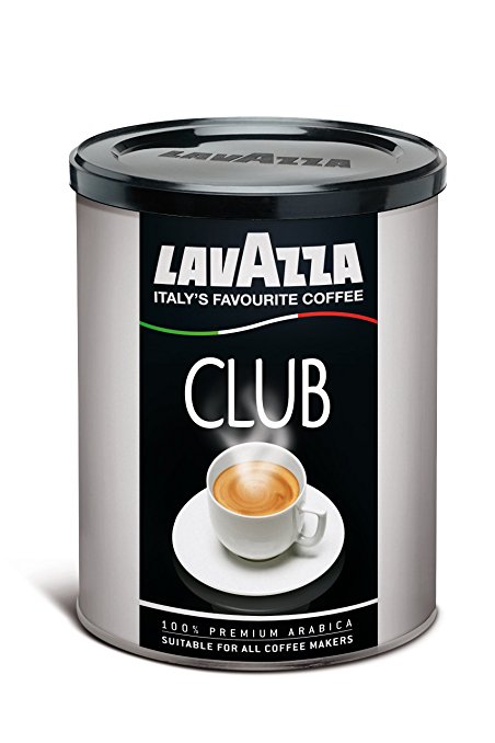 Lavazza Club Italy's Favourite Ground Coffee, 100% Premium Arabica, 250g