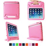 Fintie iPad mini 123 Kiddie Case - Light Weight Shock Proof Convertible Handle Stand Kids Friendly for Apple iPad mini 1  iPad mini 2  iPad mini 3 Pink