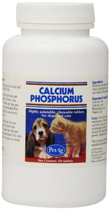 PetAg® Calcium Phosphorus Tablets for Cats & Dogs