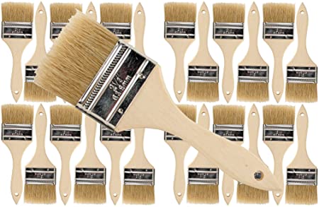 Pro Grade - Chip Paint Brushes - 24 Ea 2.5 Inch Chip Paint Brush