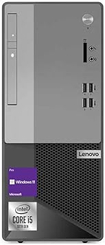 Lenovo V50t Gen 2 Business Tower Desktop, Intel Core i5-10400, 16GB RAM, 512GB SSD, DVD-RW, HDMI, RJ-45, DP, Wi-Fi, Windows 11 Pro, Black