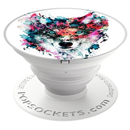 PopSockets: Expanding Grip and Stand for Smartphones and Tablets - Wolf