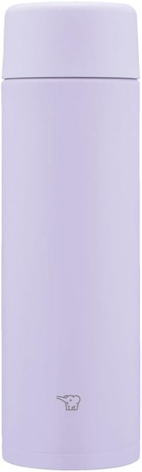 Zojirushi SM-ZB48-VM Water Bottle, Screw, Stainless Steel Mug, Seamless, Direct Drinking, 16.2 fl oz (480 ml), Lilac Purple