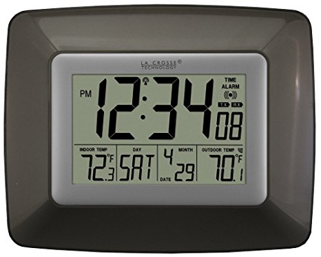 La Crosse Technology Atomic Digital Wall Clock Weather Station