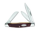 Buck Knives 0371BRS Stockman 3 Blade Pocket Knife with Woodgrain Handle
