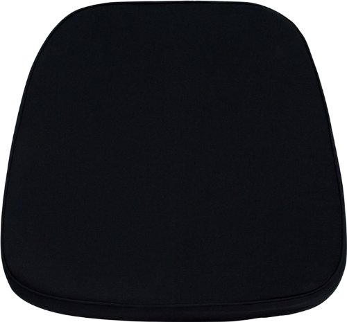 Flash Soft Black Fabric Chiavari Chair Cushion [LE-L-C-BLACK-GG]