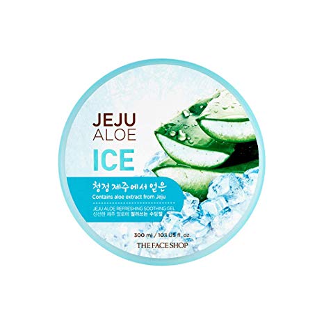 The Face Shop Jeju Aloe Vera Ice Refreshing Soothing Moisturizing Gel