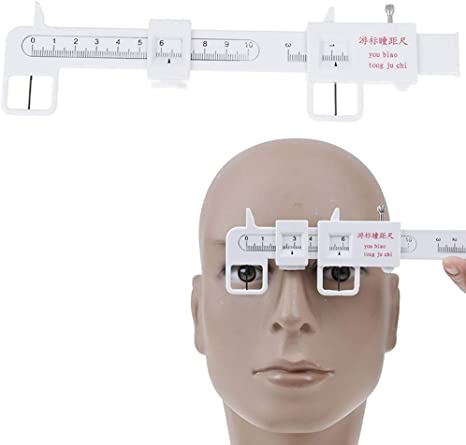 TableRe 1X Measure Optical Vernier PD Ruler Pupil Distance Meter Eye Ophthalmic Tool (1 Pack)