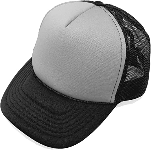 DALIX Two Tone Trucker Hat Summer Mesh Cap with Adjustable Snapback Strap