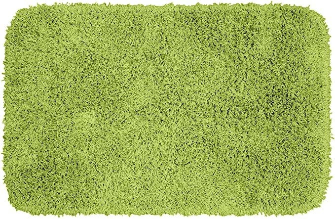 Garland Rug Jazz Shaggy Washable Nylon Rug, 24-Inch by 40-Inch, Lime Green