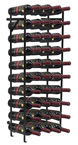 Sorbus Wine Rack Stand - Holds 40 Bottles of Your Favorite Wine - Large Capacity Elegant Wine Rack for Any Bar, Wine Cellar, Kitchen, Dining Room, etc (Wine Rack - 40 Bottle)