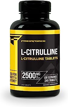 Primaforce L-Citrulline 2500mg, 240 Tablets, 120 Servings