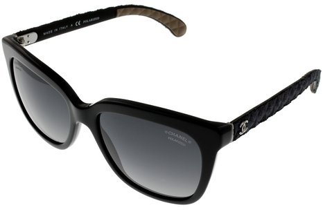 Sunglasses Womens Black Rectanglar Polarized CH5343 501/S8