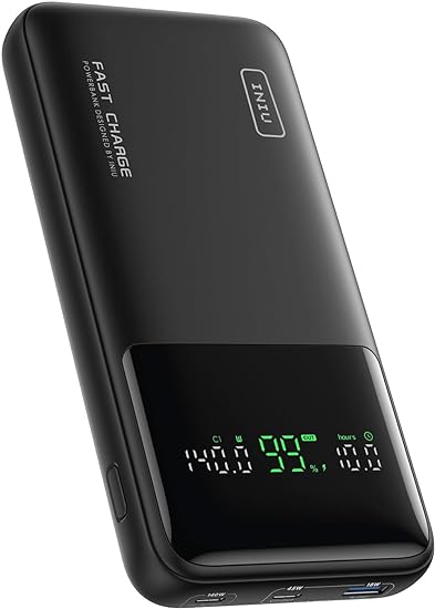 INIU Power Bank, 27000mAh 140W Caricatore Portatile Ricarica Rapida, PD3.1 Batteria Esterna Powerbank Compatibile con MacBook Pro iPhone 15 14 Plus Pro Max Galaxy S23 Ultra Steam Deck iPad etc