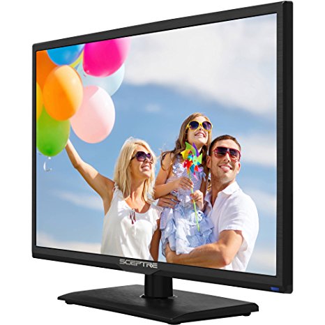 Sceptre E246BV-FC 24" LED Display 1920x1080 Full HD HDMI VGA USB, True Black (2017)