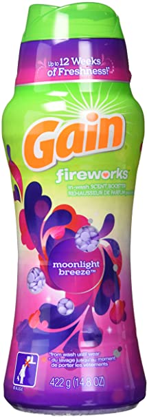 Gain Fireworks In-Wash Scent Booster Beads, Moonlight Breeze, 422 g - Packaging May Vary