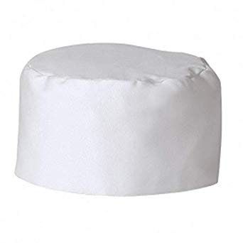 White Chef Hat - Elastic Back