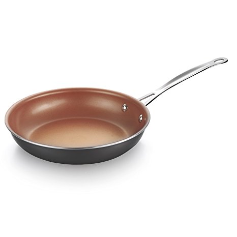 Cooksmark Copper Pan 26cm Induction Compatible Nonstick Frying Pan, Frypan, Omelette Pan, Saute Pan